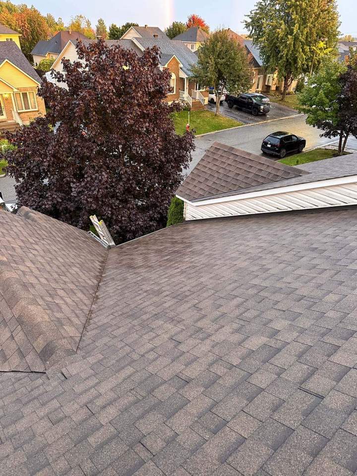 Bardeau d'asphalte architectural, Lévis