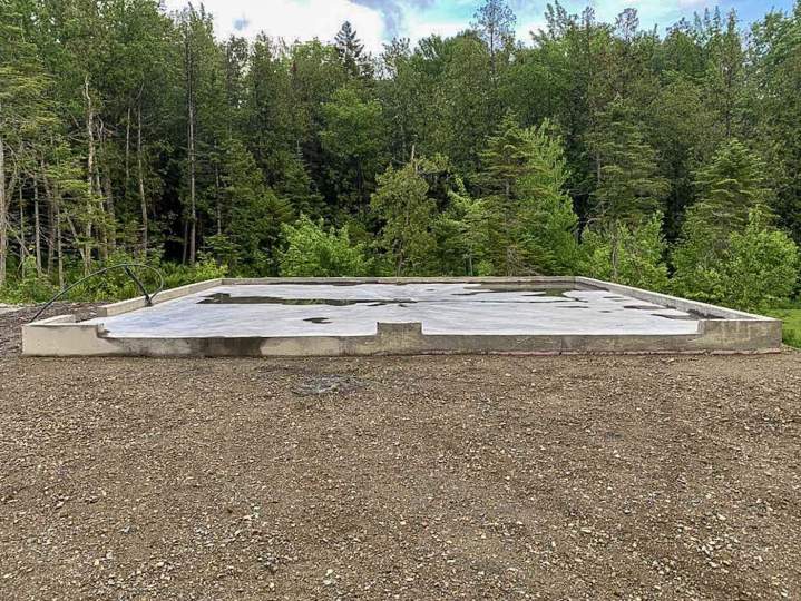 Réalisation de fondation en béton, Lévis 