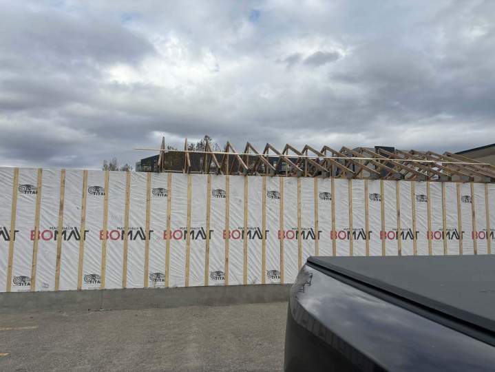 Montage de la structure en ossature bois, Lévis